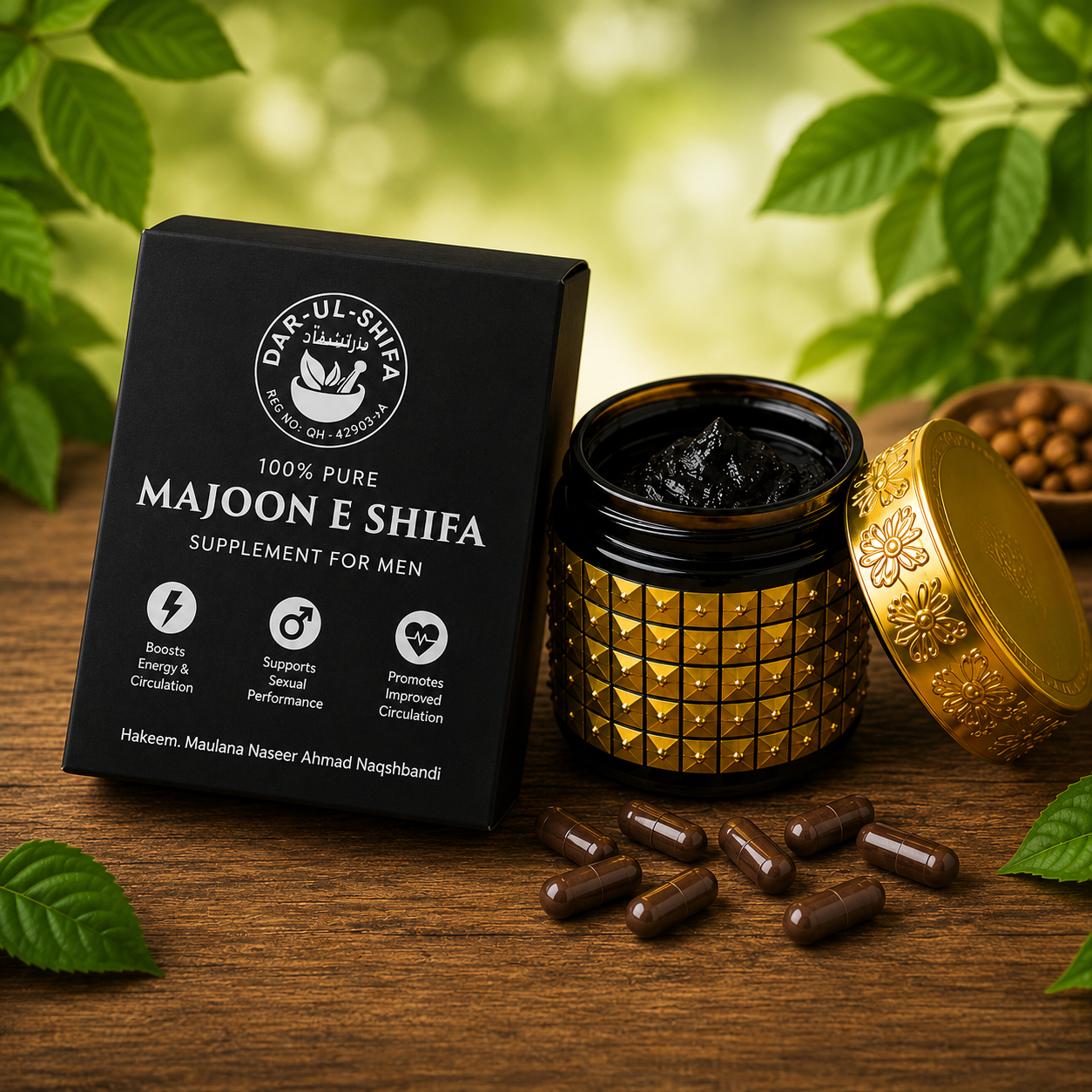 Majoon-e-Shifa Natural Men's Vitality Herbal Supplement | Traditional Energy Blend